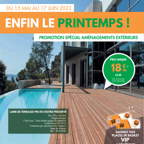 PROMO ENFIN LE PRINTEMPS